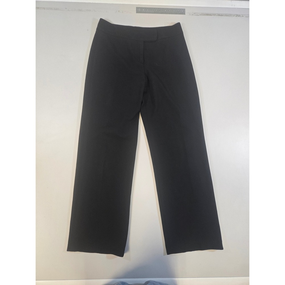 Max Studio Petite Black Wide Leg‎ Dress Pants Trousers 6P 2708G01P